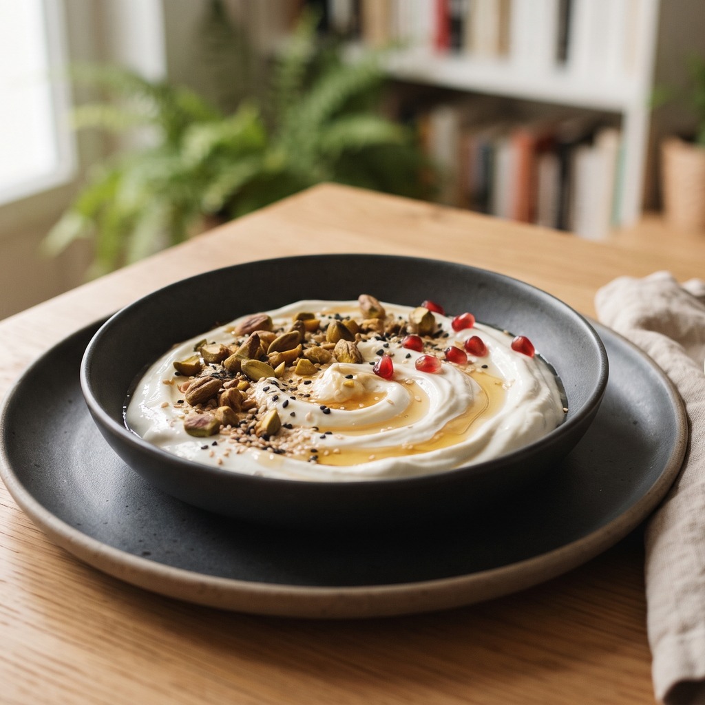 Yaourt grec avec tahini