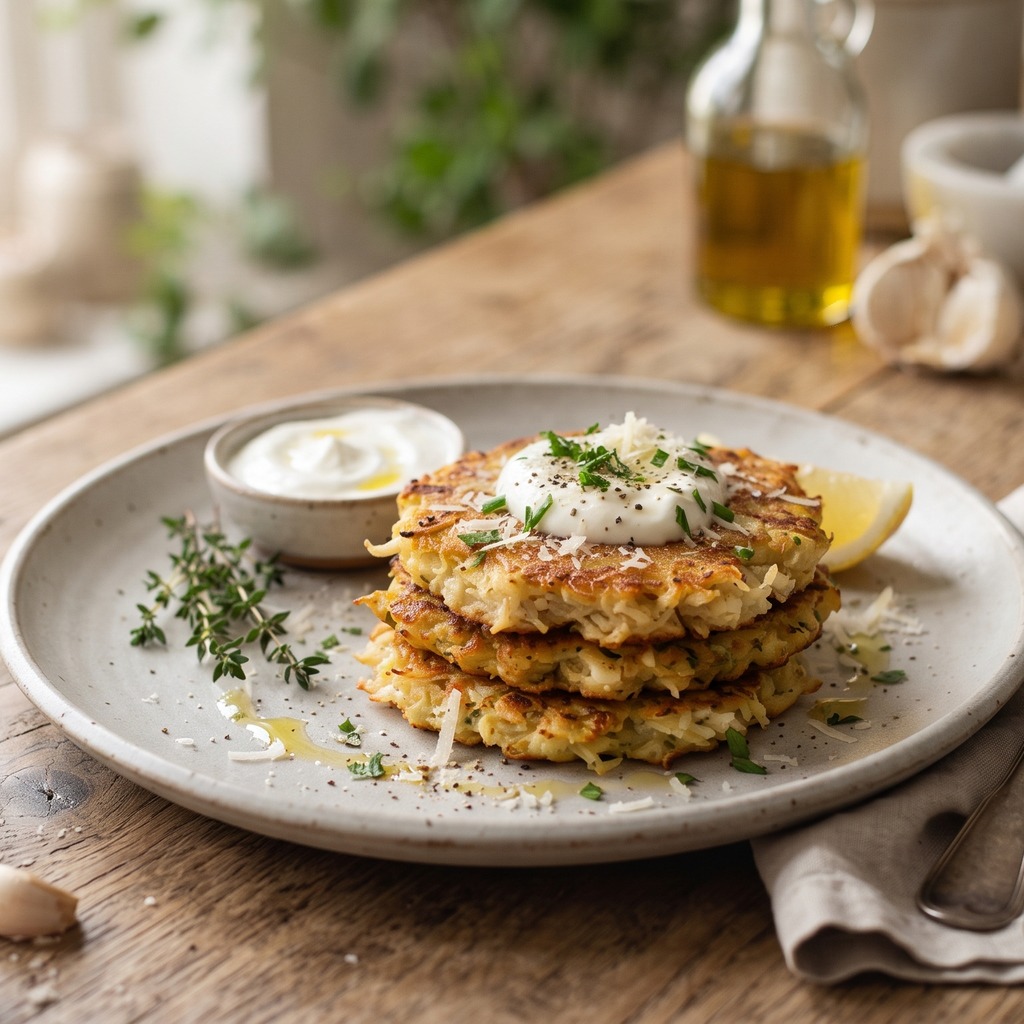 Pancakes de chou-fleur