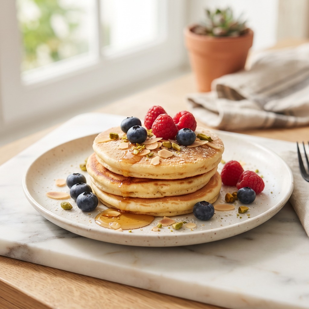 Pancakes au fromage cottage