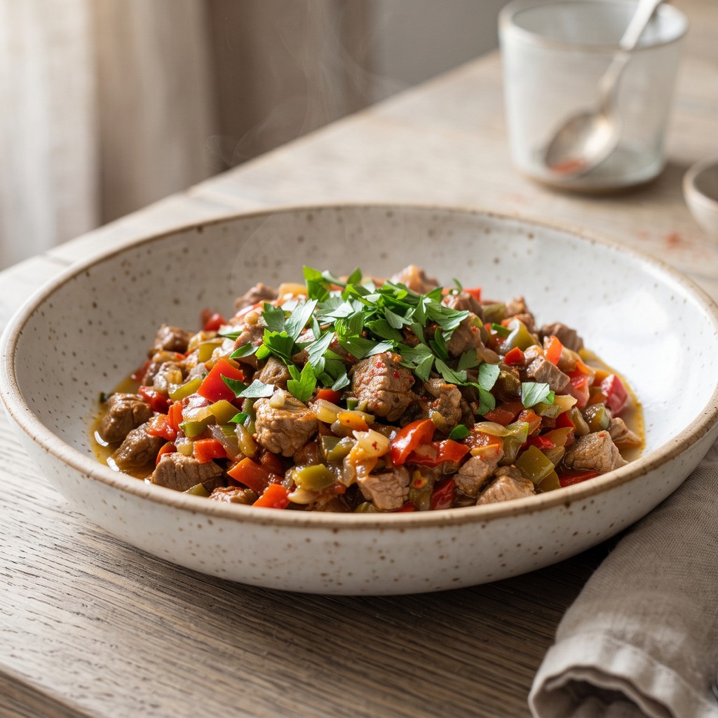 Axoa de veau au piment doux