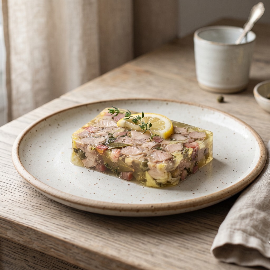 Terrine de lapin au citron